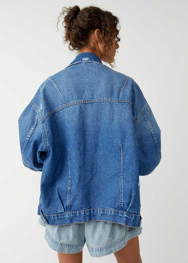 All In Denim Jacket - Touch The Sky