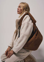 Overachiever Sherpa Sling Bag - Coco Teddy