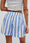 Get Free Striped Shorts - Ivory Combo