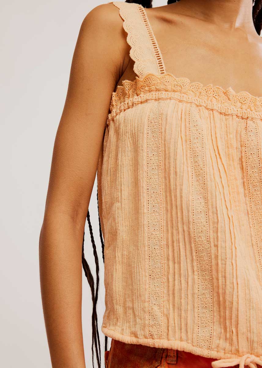 Because Of You Tank - Peach