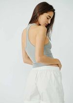 Hayley Racerback Brami - Heather Grey