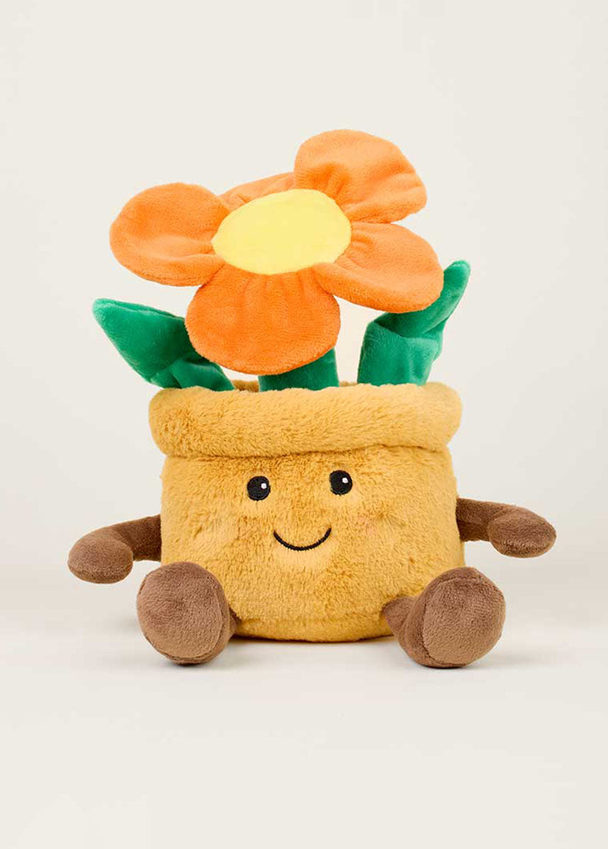 Flower Pot Warmies - Orange