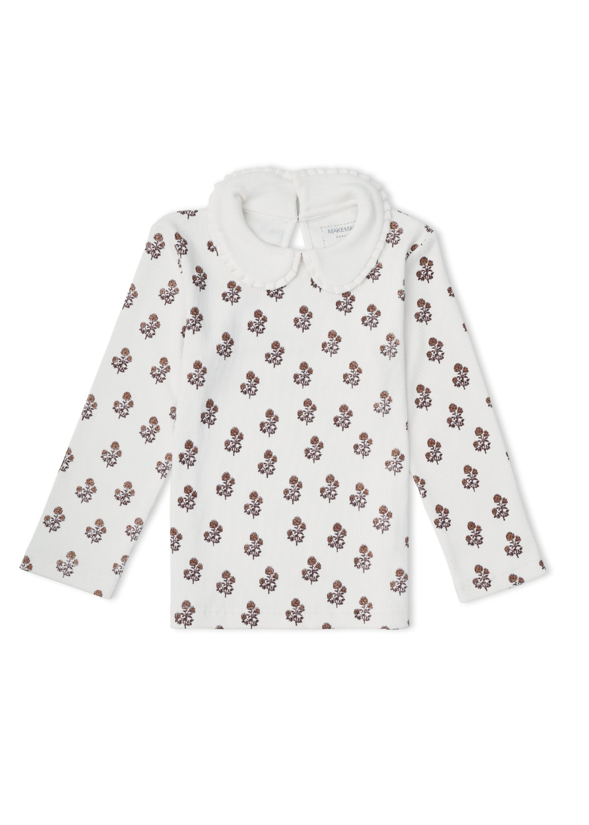 Organic Ruffle Collar Top & Legging Set - Loom