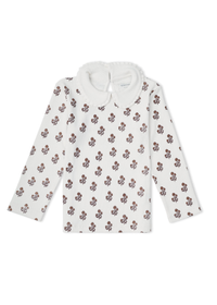 Organic Ruffle Collar Top & Legging Set - Loom
