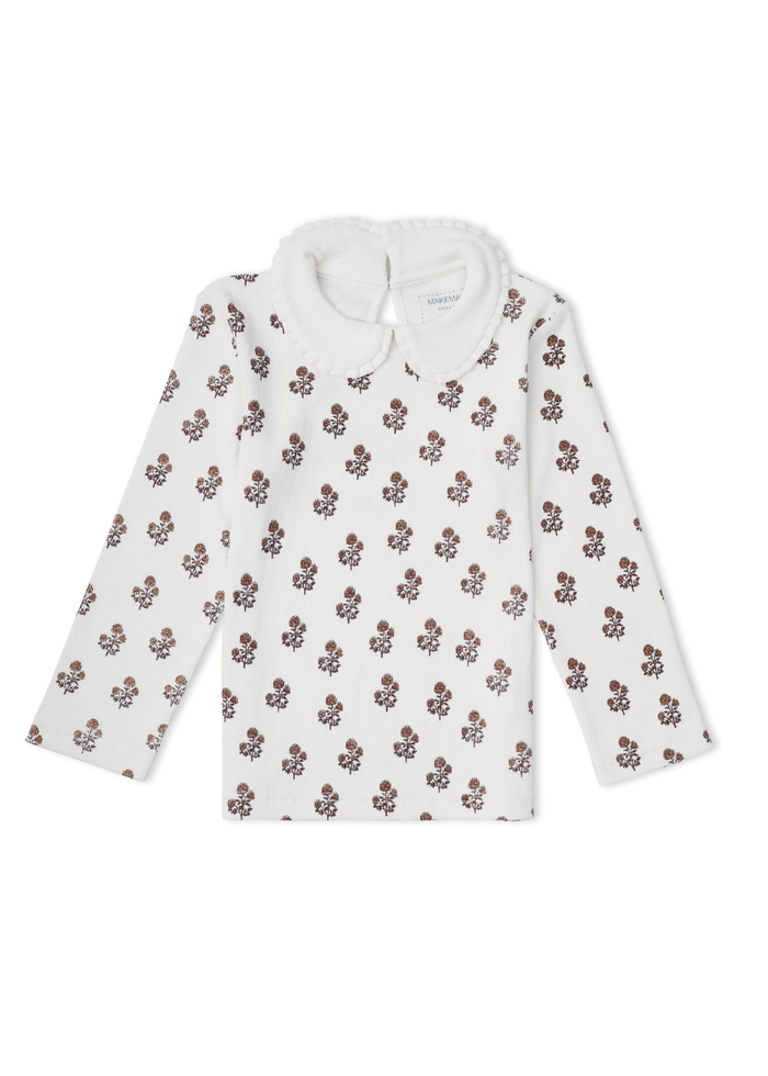 Organic Ruffle Collar Top & Legging Set - Loom