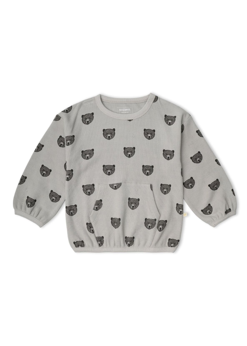 Organic Tee & Pant Slouch Set - Woodland Bear