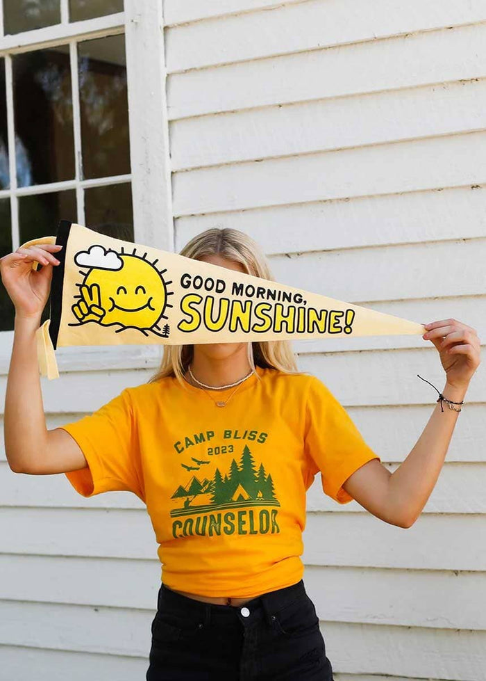 Good Morning Sunshine Pennant - Kelle Hampton x Oxford Pennant