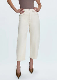 Eli High-Rise Arched Leg Jean - Ecru