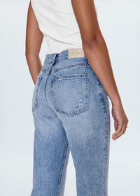 Lexi Mid Rise Bowed Straight - Bowie