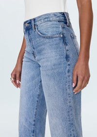 Lexi Mid Rise Bowed Straight - Bowie