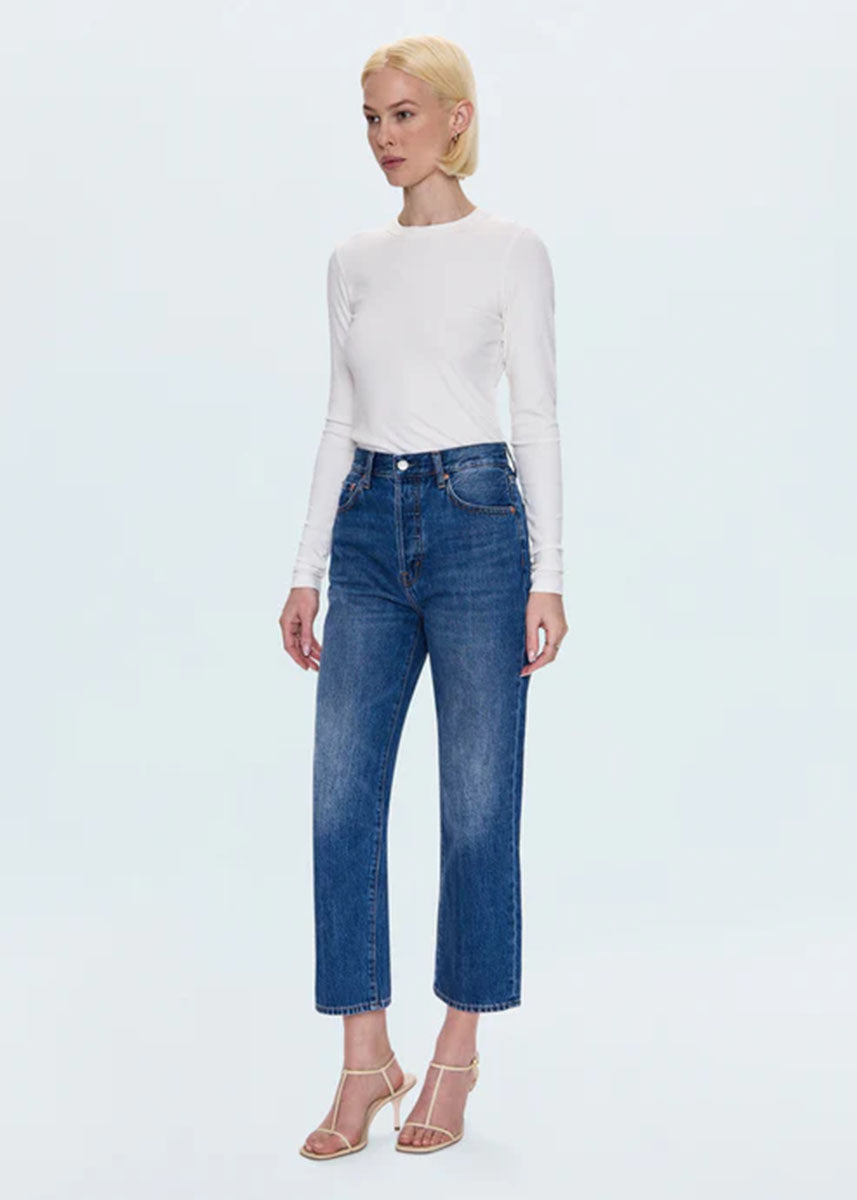 Cassie Super High Rise Straight Crop - Fairview