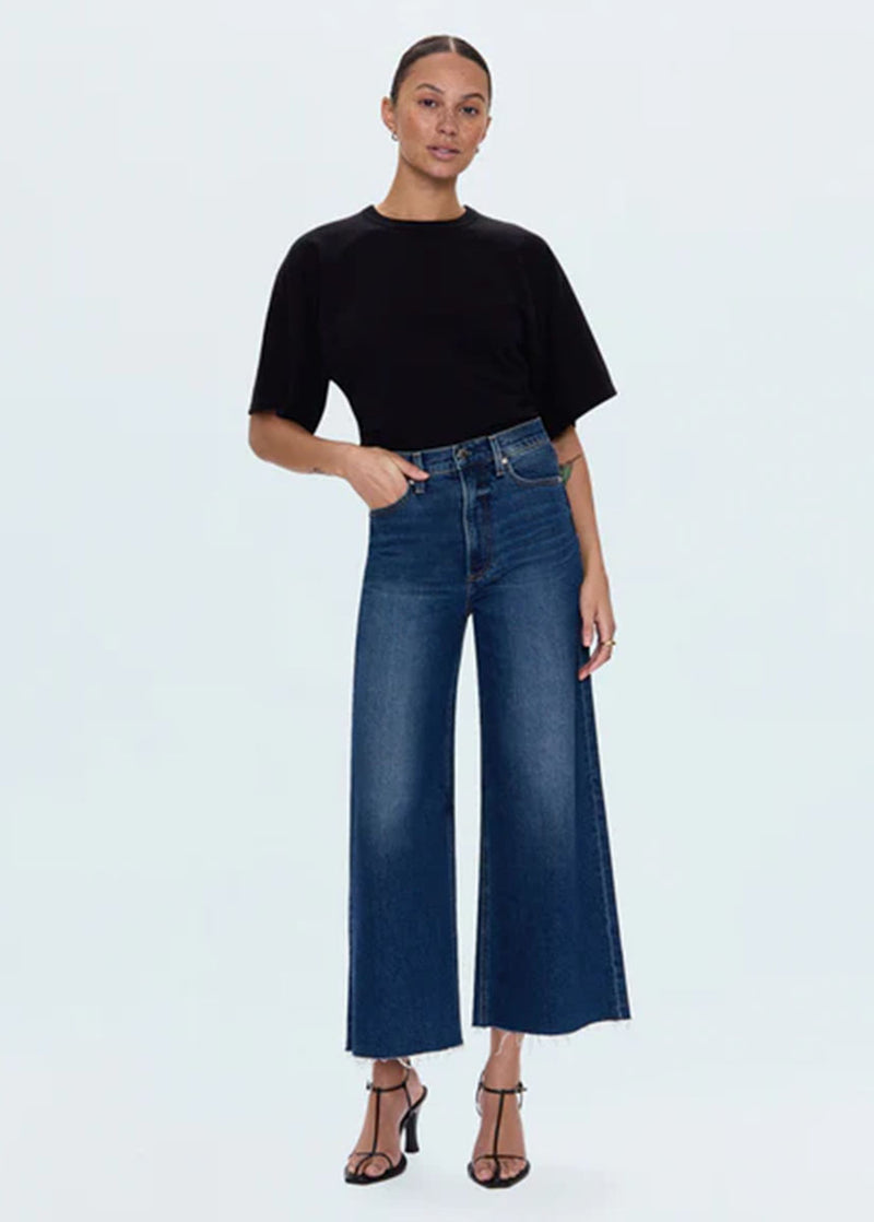 Lana Cropped High-Rise Ultra Wide Leg Jean - Broadway