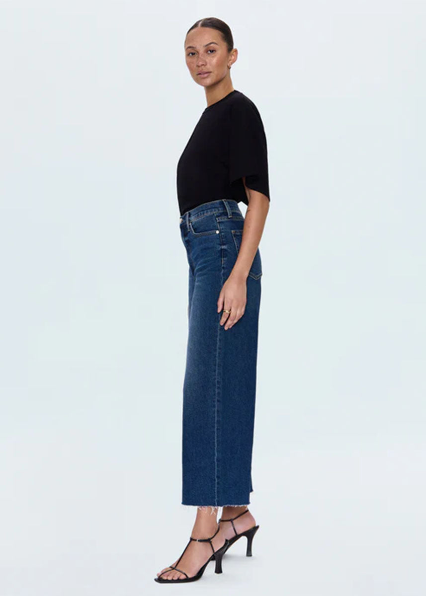 Lana Cropped High-Rise Ultra Wide Leg Jean - Broadway