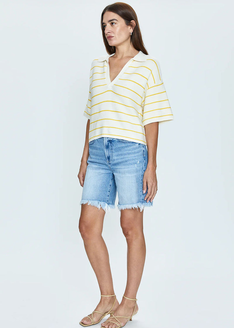 Marlow Polo - Dandelion Stripe