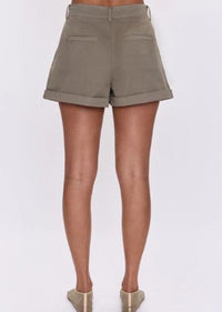 Felix Pleated Short - Soft Moss