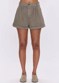 Felix Pleated Short - Soft Moss