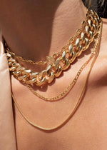 Cecilia Chain Necklace - Gold