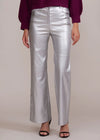 Adler Faux Leather Pant - Silver