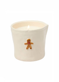 Bistro Gingerbread Man Ceramic Candle - Gingerbread - 8oz.