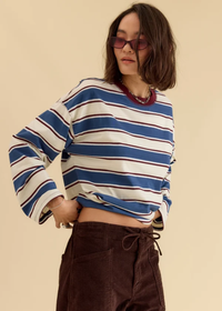Salinas Easy Long Sleeve Tee - Cove Stripe