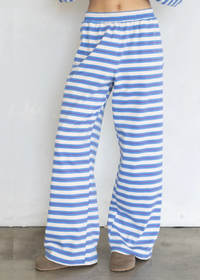 Paige Striped Pants - Blue Multi