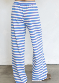 Paige Striped Pants - Blue Multi