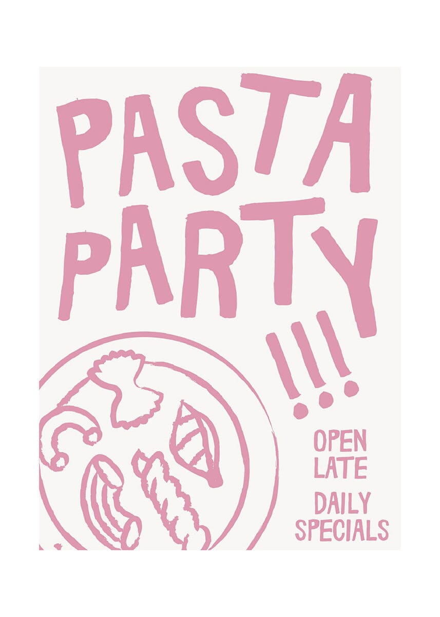 Pasta Party Poster