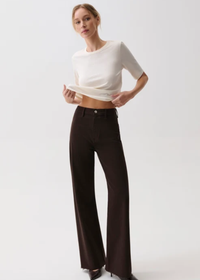 Penny High-Rise Wide Leg - Mocha