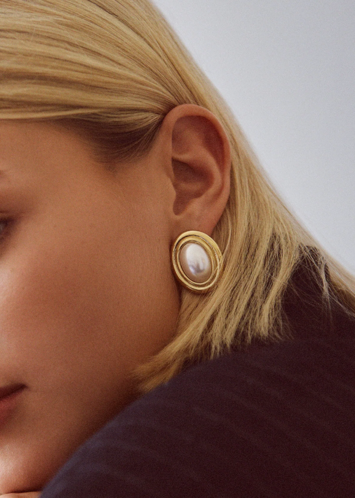 Perla Earrings - Gold