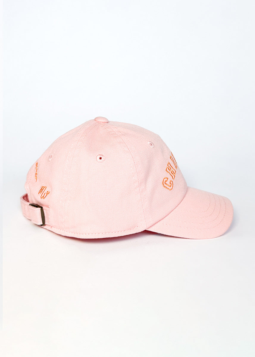 Toddler Chicago Arch Dad Hat - Pink & Orange