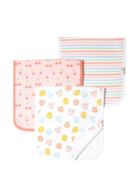 Cheery Burp Cloth Set - 3-Pack