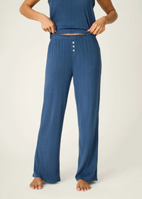 Pointelle Essentials Pant - Deep Sea