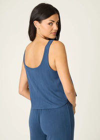 Pointelle Essentials Tank - Deep Sea
