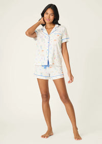 Whimsy Parisian Picnic Top - Ivory