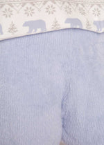 Feather Knit Shorts - Blue Mist