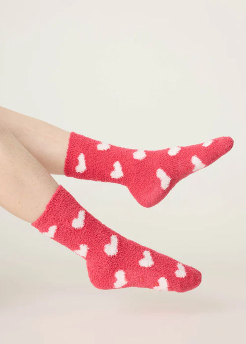 Fun Socks - Ruby Red Hearts