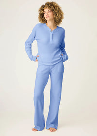 Morning Waffles Long Sleeve Top - Peri