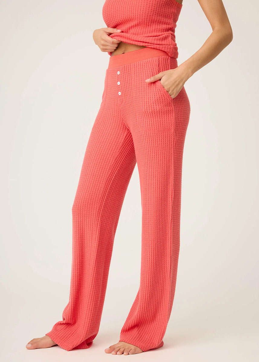 Morning Waffles Lounge Pants - Scarlet