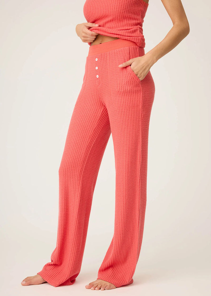 Morning Waffles Lounge Pants - Scarlet