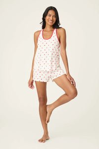 Berry Mix & Match Jersey Short - White Ruby