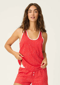 Speckle Mix & Match Tank - Ruby