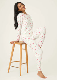 Peachy Long Sleeve Top - Ivory