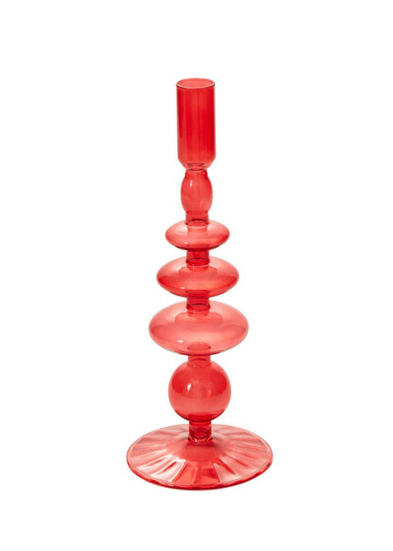 Wizard Candlestick Holder - Large Red