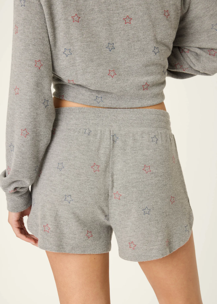 Red, White & Woof Short - Dark Heather Grey