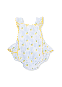 Ric Rac Ruffle Sunsuit - Lovely Lemons