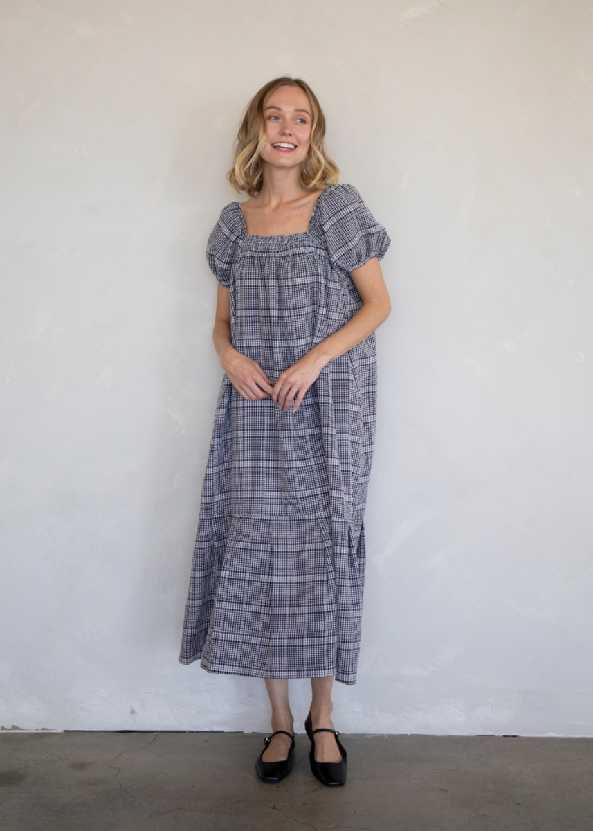 Riley Midi Dress - Black