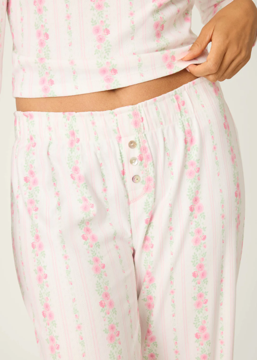 Roses Are Pink Pant - Ivory