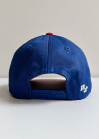 Toddler Chicago Puff Baseball Cap - Blue & Red