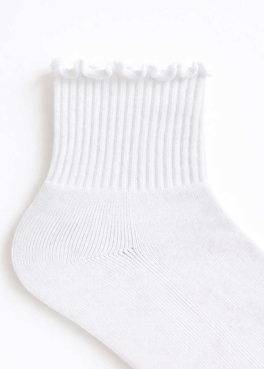 Custom Embroidered Ruffle Sock
