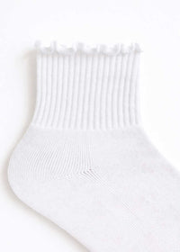 Custom Embroidered Ruffle Sock